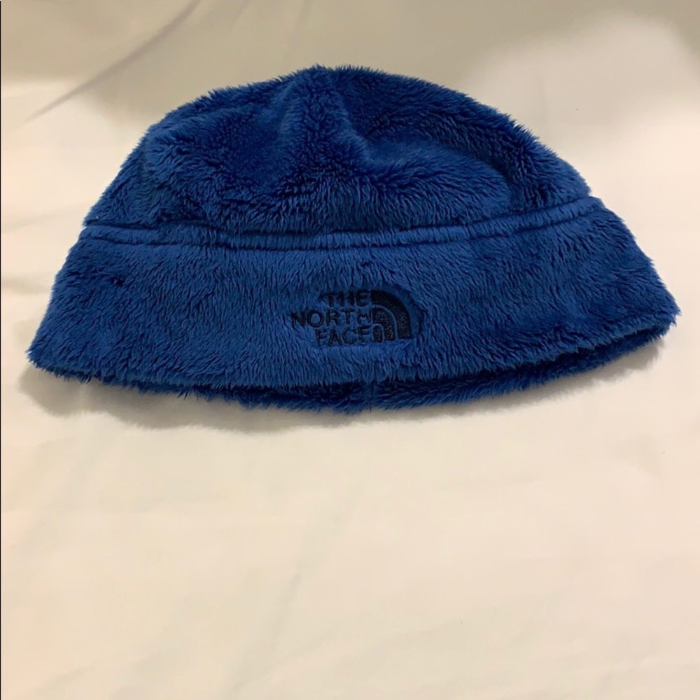 The north face blue hat size 12 months